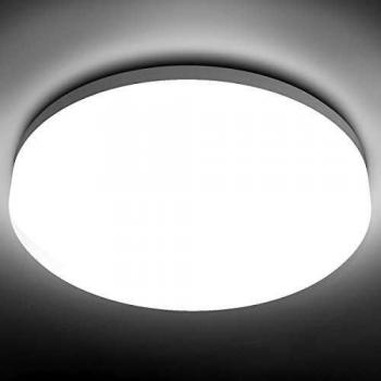 Lepro Bathroom Light, 15W 1500lm Ceiling Lights, 100W Equivalent, Waterproof IP54, Small, Dome, Modern, Flush Ceiling Light for Kitchen, Bulkhead, Toilet, Porch, Bedroom, Utility Room and More