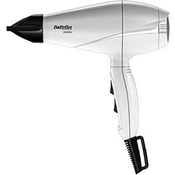 BaByliss Secador Le Pro Light Blanco - Secador de pelo más ligero, con motor AC, 2000 W, 6 velocidades/temperaturas, posición de aire frío, color blanco