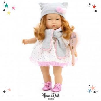 Muñeca Tai Con Cepillo Onil 45cm - Edición Especial en Caja de Regalo