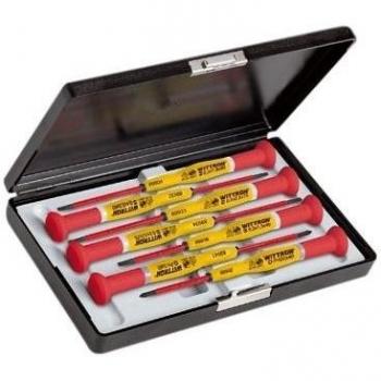Witte WITTRON VDE - Juego de 7 destornilladores para trabajos de precisión hasta AC 1000 V