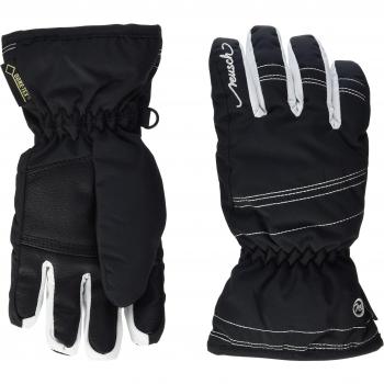 Reusch chica guantes Trine GTX Junior, otoño/invierno, niña, color Negro - blanco/negro, tamaño 4,5