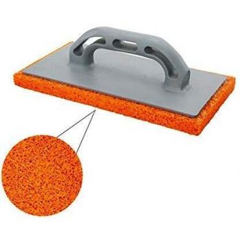 WOLFPACK LINEA PROFESIONAL 2300357 Talocha Espuma Naranja Mango De Fibra 14x28 cm. Acabado Grueso