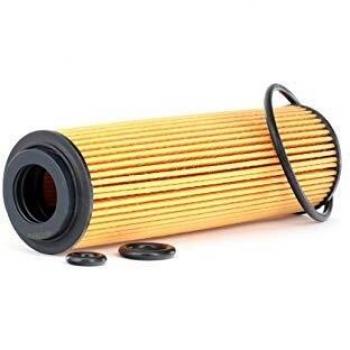 Filtro de aceite RIDEX 7O0063 para Mercedes-Benz, cartucho filtrante compatible con modelos C-Klasse (W204) y E-Klasse (W211), incluye juntas