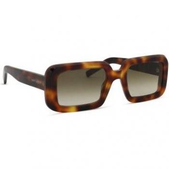 Saint Laurent SL 534 Sunrise 012 Sunglasses, Brown Havana, Unisex, Rectangular Acetate, Size: 52 MM