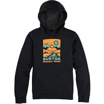 Burton Oak - Sudadera con capucha para niño negro jaspeado XL