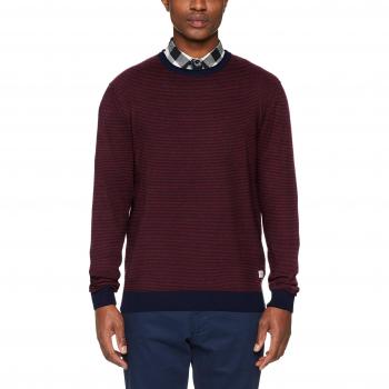 JACK & JONES Jornash Crew Neck, Suéter para Hombre, Rojo