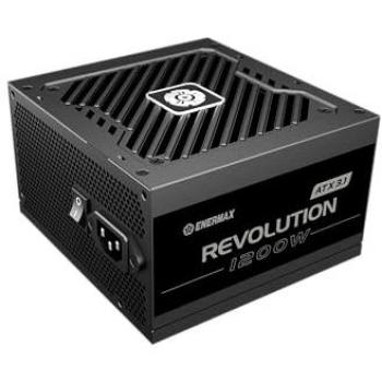 Fuente de alimentación Enermax 1200W Revolution3 ATX 3.1 80+ Oro Modular con Ventilador de 120 mm y Condensadores Japoneses