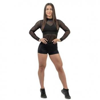 Pantalones Cortos Compresivos de Mujer Nebbia Intense Leg Day Negro