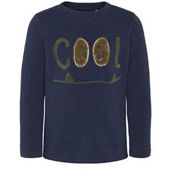 NAME IT Camiseta Manga Larga NIÑO OLLAN - 110, Dark Sapphire
