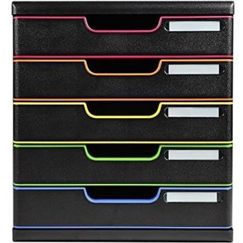 Exacompta A4+ - Modulo con 5 cajones, multicolor