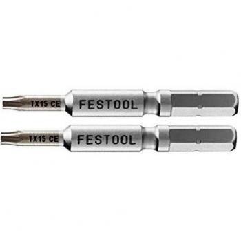 Festool Centrotec Torx Screwdriver Bits T15 50mm Pack of 2