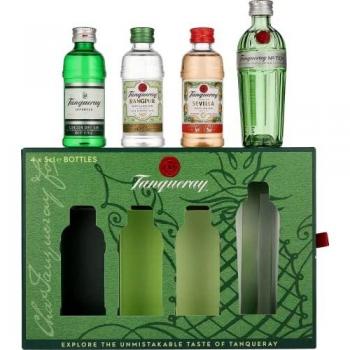 Pack de Exploración de Gin Tanqueray 4 Miniaturas (0,2 L - 43,3% Vol)