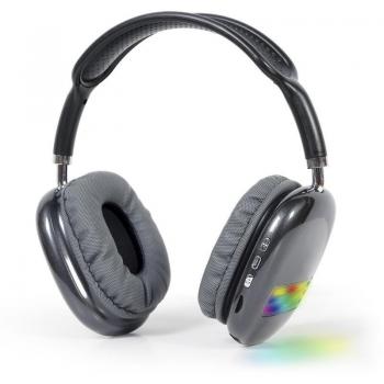 Auriculares Gembird BHP-LED-02-BK con Tecnología Bluetooth y Efecto de Luz LED - Negros