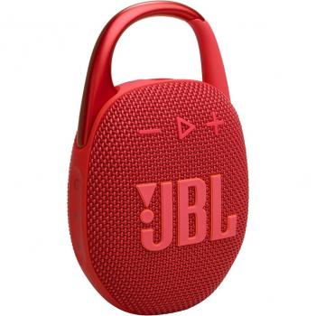 Altavoz JBL Clip 5 - Altavoz inalámbrico Bluetooth ultraportátil resistente al agua en color rojo