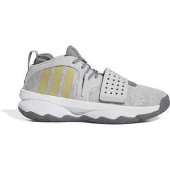 Zapatillas de baloncesto Adidas Dame 8 Extply para hombre en color gris, talla 42.5