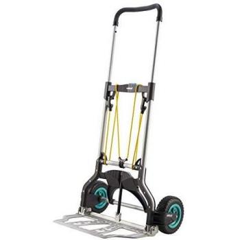 wolfcraft Carro de transporte TS 850 Offroad, 5503000, Robusta carretilla para sacos para jardín y exteriores