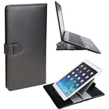 ZEARO Soporte Universal de Aleación Plegable Cuero para Tablet Laptop ipad e-reader