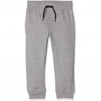 Boys' Grey Melange Jogging Trousers - Regular Fit Name It