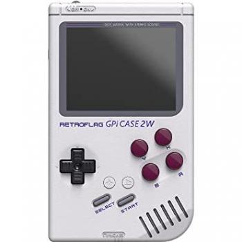 Carcasa Retroflag GPi CASE 2W para Raspberry Pi Zero 2 W, diseño GB, gris