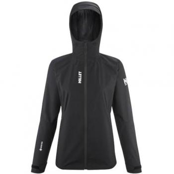 Chaqueta impermeable con capucha Millet Seneca GORE-TEX 2L negra para mujer - L