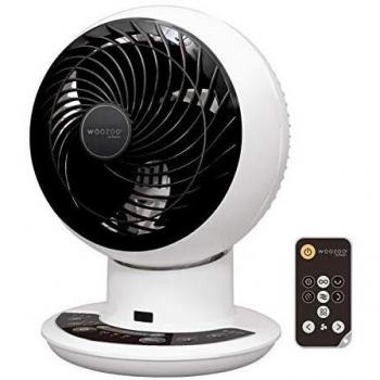 Iris ohyama ventilador ultra potente silencioso y oscilante con motor dc jet y control remoto woozoo pcfsdc18t 35 w 54 m distancia de 28 m