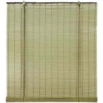 Estores Basic Ocres Estor Enrollable, Bambú Natural, Cactus, 6x150x175 cm