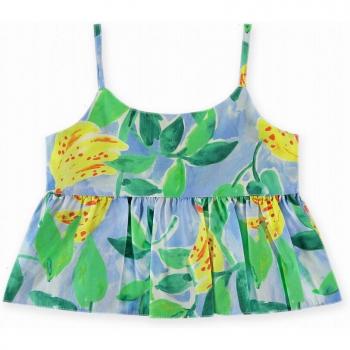Blusa de niña con estampado de plátanos
