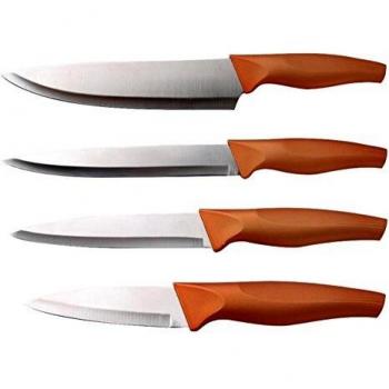 Bergner Infinity Chef Set de Cuchillas, Acero Inoxidable, Plateado, 20 cm