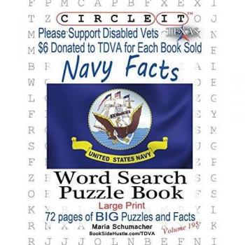 Circle It, United States Navy Facts, Word Search, Puzzle Book