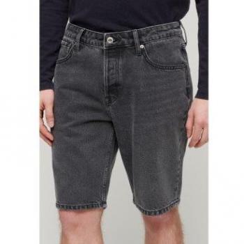Pantalón corto vaquero negro Superdry Vintage Straight Short