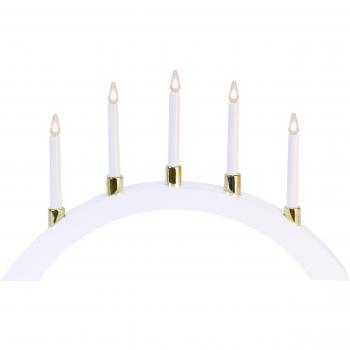 Star 260 – 58 Halla candelabro/arco decorativo 5 del 15,0 W E10 Blanco Cálido 33 x 55 x 6 cm