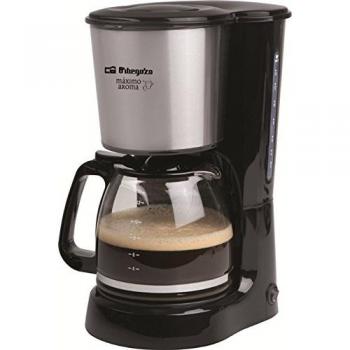Orbegozo CG 4032 - Cafetera goteo, capacidad para 15 tazas, jarra de cristal, protección antigoteo, 800 W de potencia