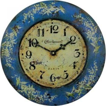 Reloj de Pared Roger Lascelles Diseño Lirio, 36 cm