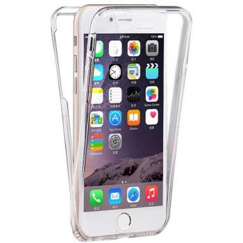 Funda Apple iPhone 6 / 6S, Ordica ES®, Carcasa iPhone 6 / 6S Silicona 360 Grados Integral 2 Partes Completa Ultra Slim TPU Accesorios Entera Resistente Protección Gel Anti Golpes Delanteros Y Traseros - Color Transparente