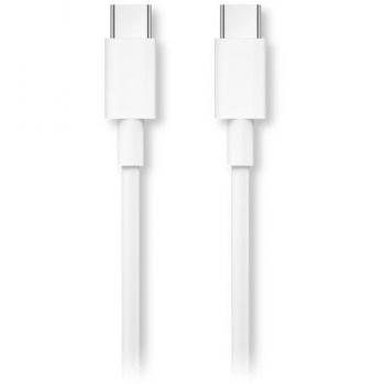 Cable USB-C 100W 1.5m Blanco