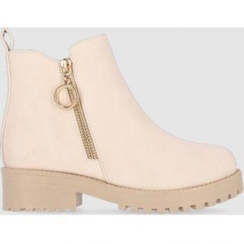 Botines Chika10 Kids New Pony 19 blanco con cremallera