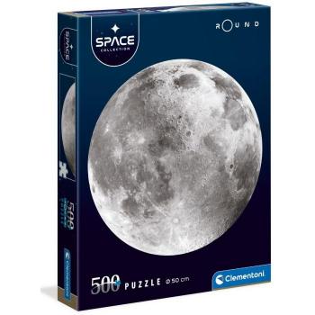 Puzzle redondo de la Luna Clementoni 500 piezas colección NASA, Puzzle Adultos, Made in Italy