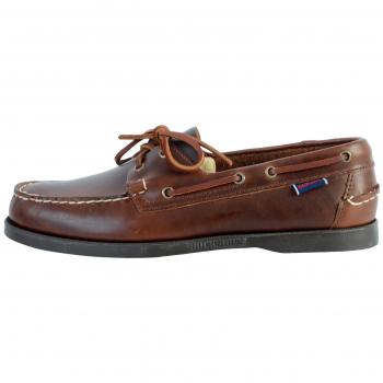 Sebago Portland Waxed Leather Boat Moccasins