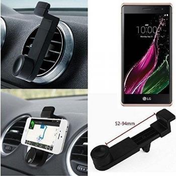 Titular Smartphone para el coche para LG Electronics Class. Parrilla del coche montaje del sostenedor del coche para el teléfono inteligente. De aplicación universal. Negro. Fácil de instalar, sujeción segura. Utilizar el teléfono como un dispositivo