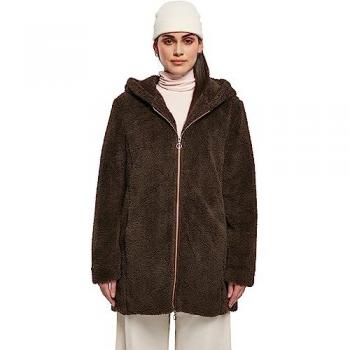 Urban Classics Women's Brown Sherpa Jacket
