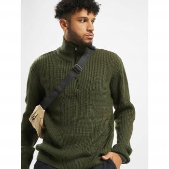 Brandit Marine Pullover Troyer - Olive - M