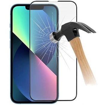 Protector de Pantalla 3D de Vidrio Templado Prio para iPhone 13/13 Pro/14 - 9H - Negro