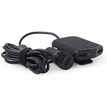 Gembird EG-4U-CAR-01 Auto Negro - Cargador