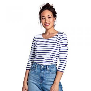 Armor-Lux Women's Striped Sailboat T-Shirt Coz, Multicolour