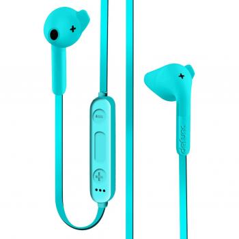 Auriculares Bluetooth con Cable Control Remoto Micro Autonomía 5h Azul/Turquesa