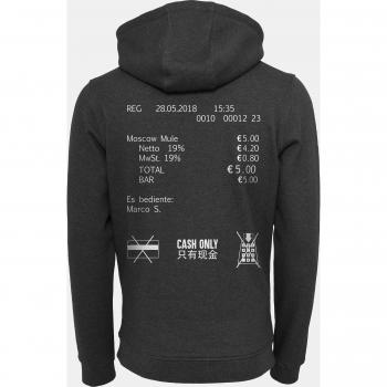 Cash Only Men's Hoodie Charcoal Regular Fit