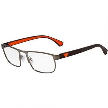 Emporio Armani 0EA1086 Monturas de gafas, Matte Gunmetal, 53 para Hombre