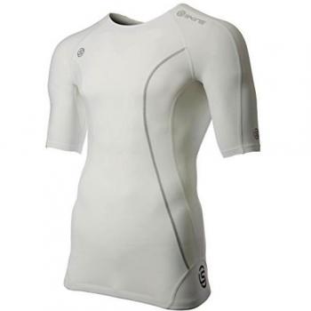 Skins Dnamic - Camiseta de manga corta para hombre Blanco blanco