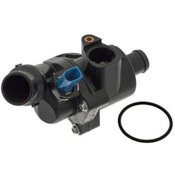 Caja del termostato FEBI BILSTEIN 100313 con junta y sensor de temperatura para Audi A4, A6 y VW Passat 1.8, 2.0