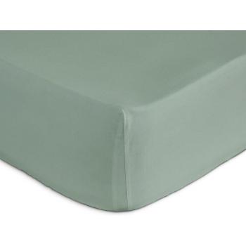 Bajera ajustable 100% algodón casual verde agua 100x200+28 cm